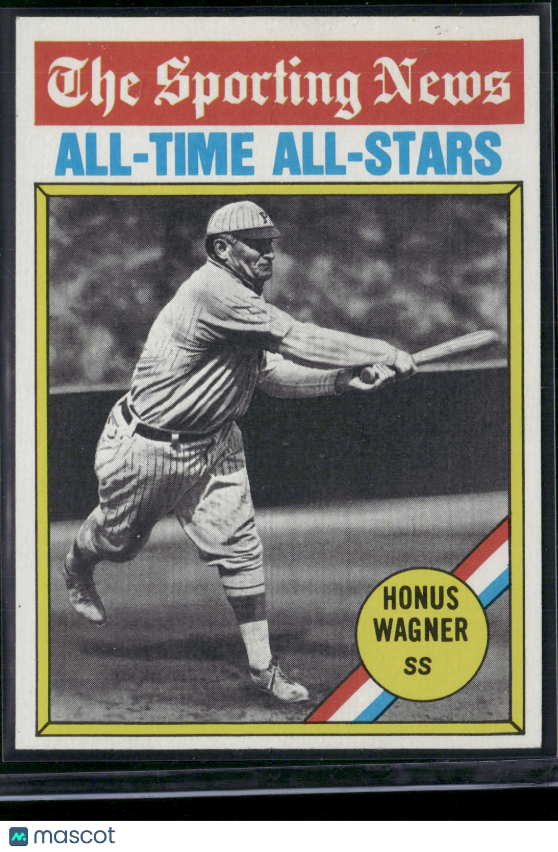 1976 Topps HONUS WAGNER #344 All Time All Stars Surface Protrusion (VG-EX)