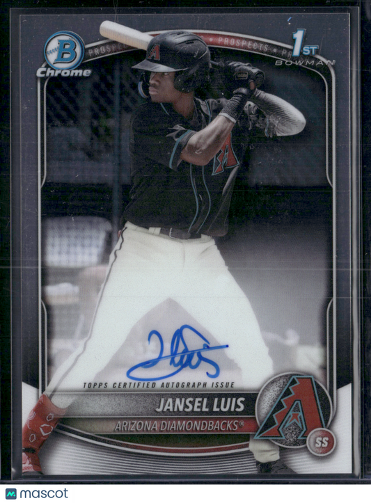 2025 Bowman JANSEL LUIS #CPA-JLU Auto 1st Bowman Chrome