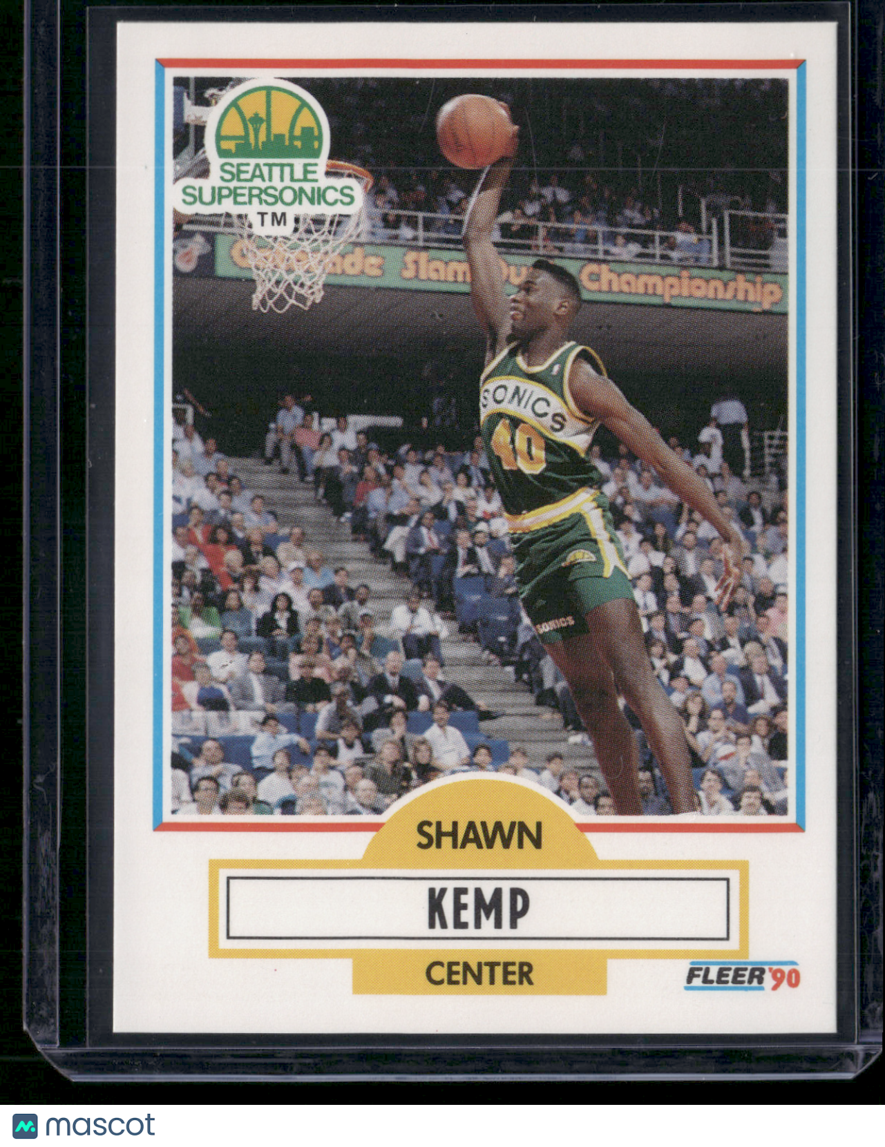 1990 Fleer SHAWN KEMP #178 Rookie RC (NM)