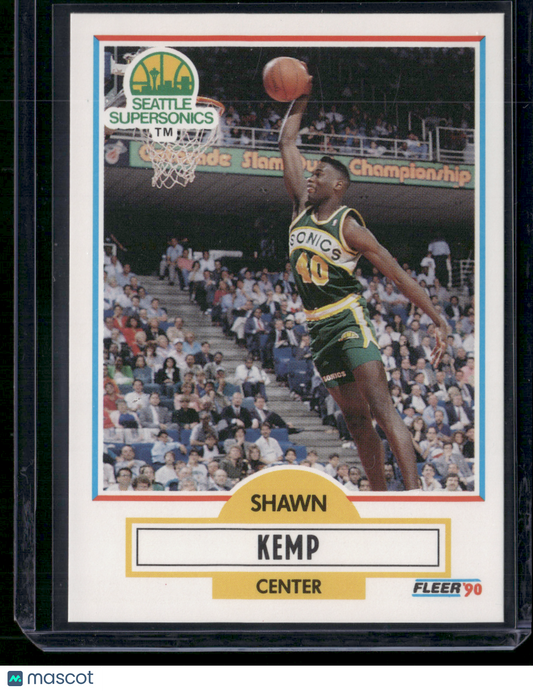 1990 Fleer SHAWN KEMP #178 Rookie RC (NM)