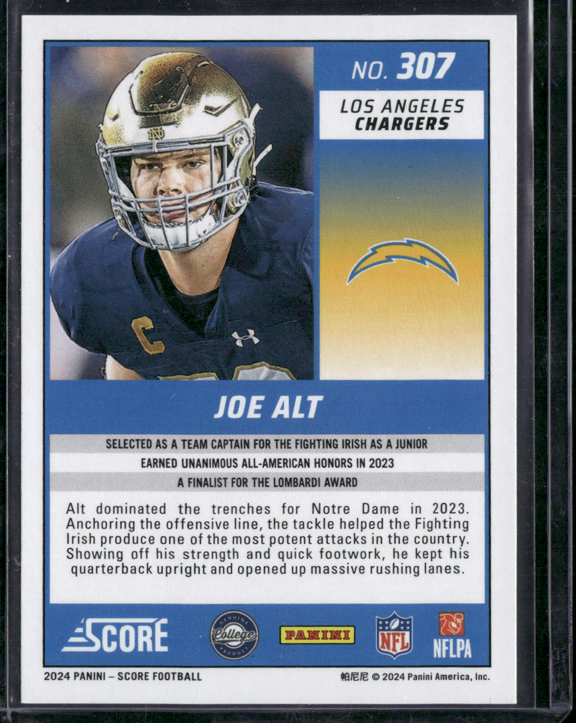 2024 Score JOE ALT RC #307