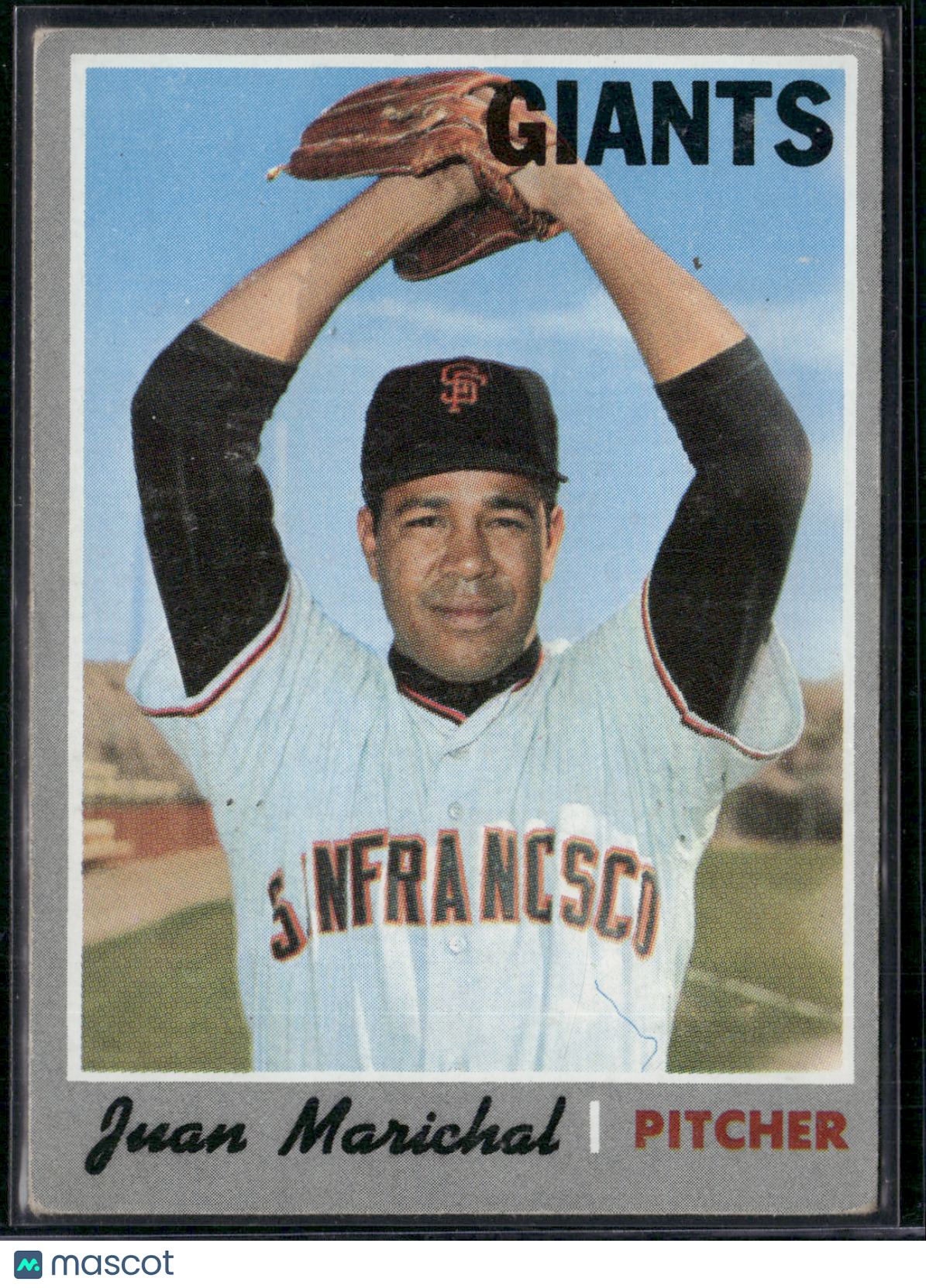 1970 Topps JUAN MARICHAL #210 Unknown Marking on Front (VG)