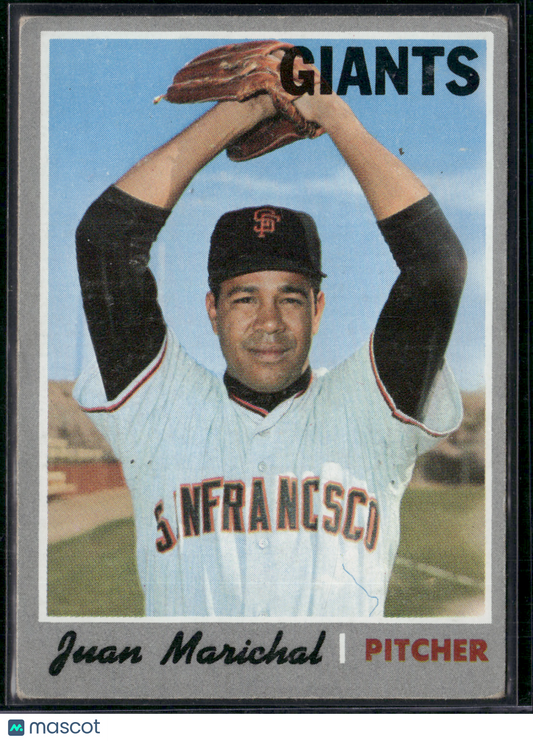 1970 Topps JUAN MARICHAL #210 Unknown Marking on Front (VG)