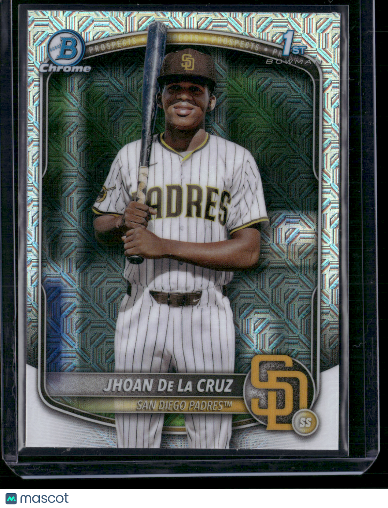 2025 Bowman Chrome JHOAN DE LA CRUZ #BCP-223 Mega 1st Bowman