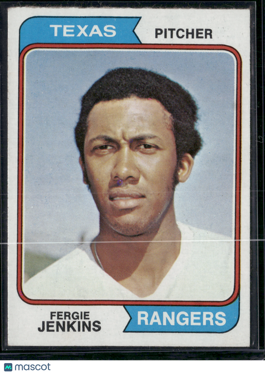 1974 Topps FERGIE JENKINS #87 Light Wrinkle (VG/EX)