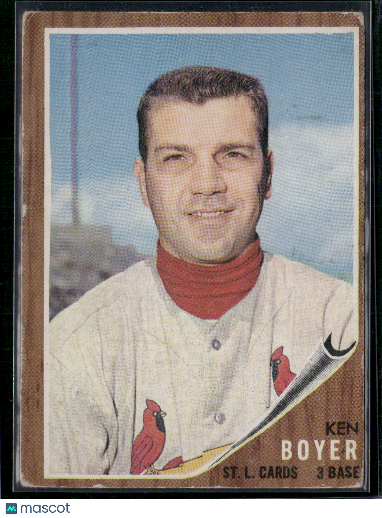 1962 Topps KEN BOYER #370 (Good)