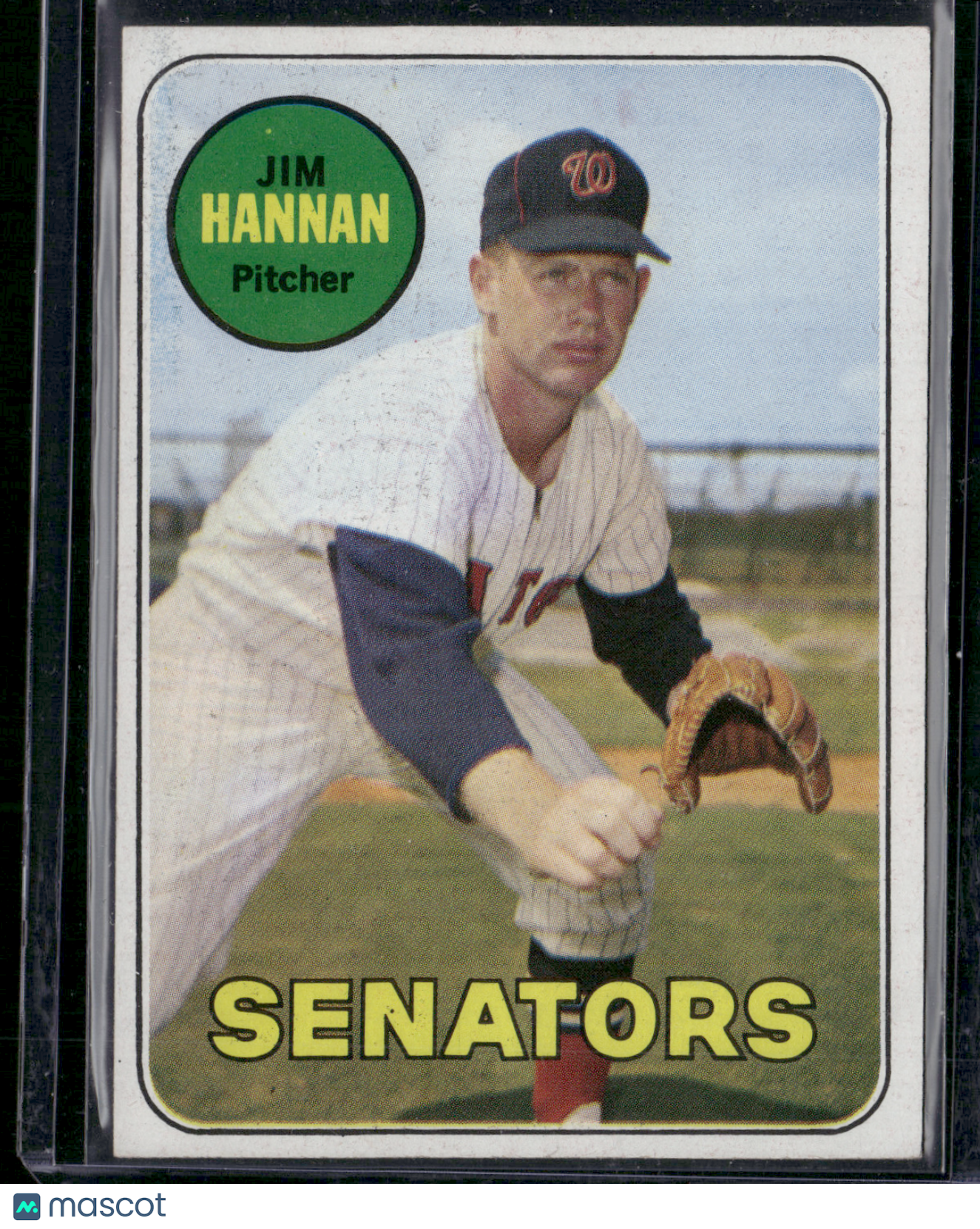 1969 Topps JIM HANNAN #106 (VG)