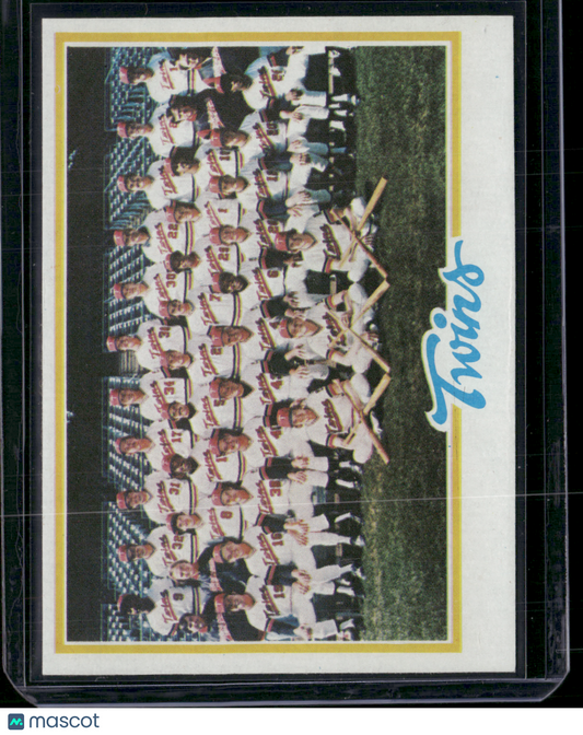 1978 Topps MINNESOTA TWINS #451 (EX-EX/MT)