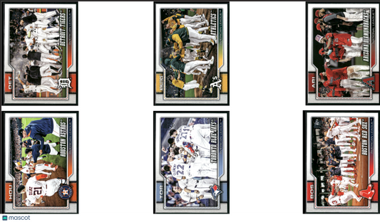 2026 Topps TEAM CARD 6 ~ CARDLOT Tigers/Red Sox (NM)