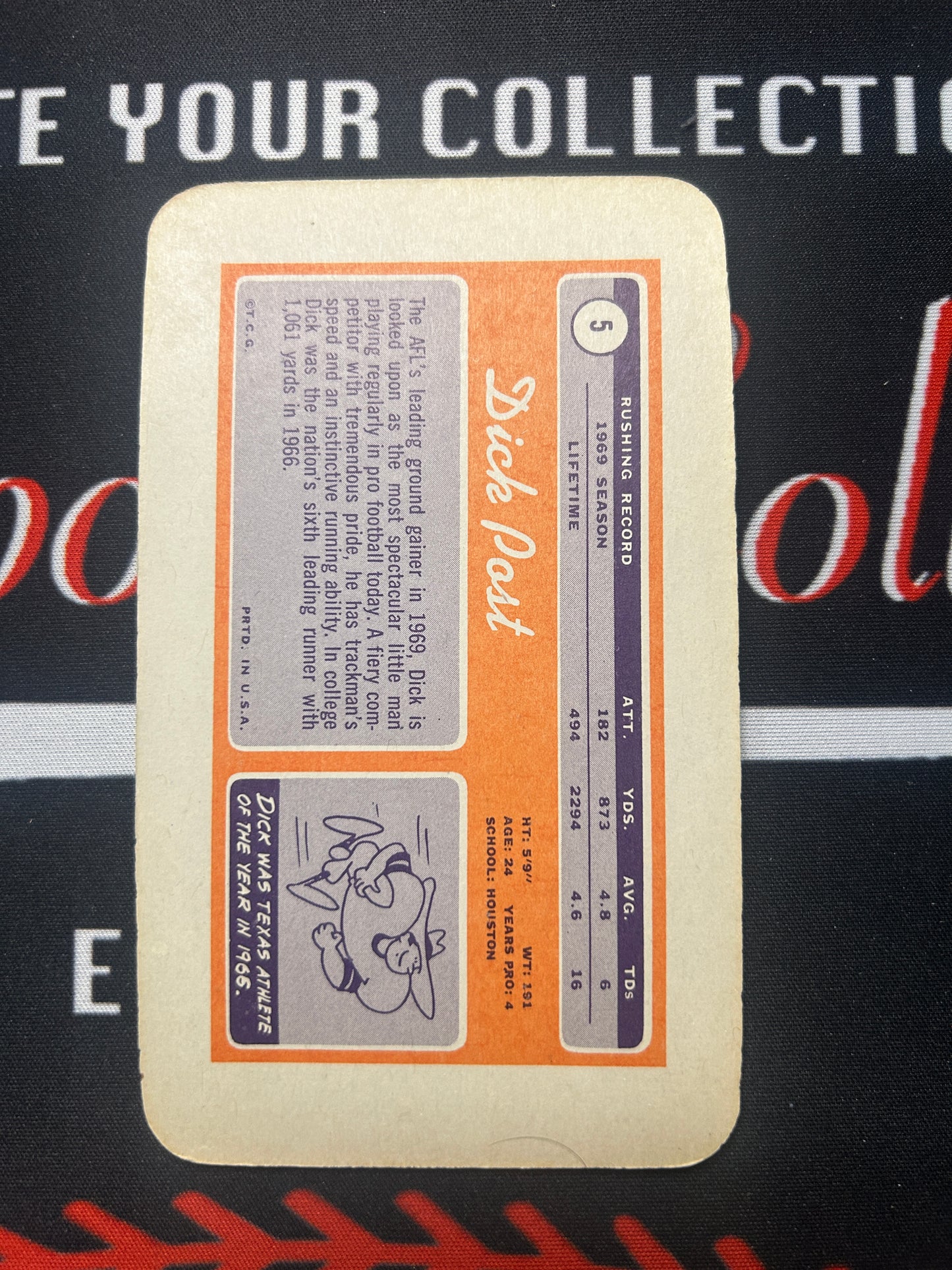 1970 Supers DICK POST #5 (VG/EX)