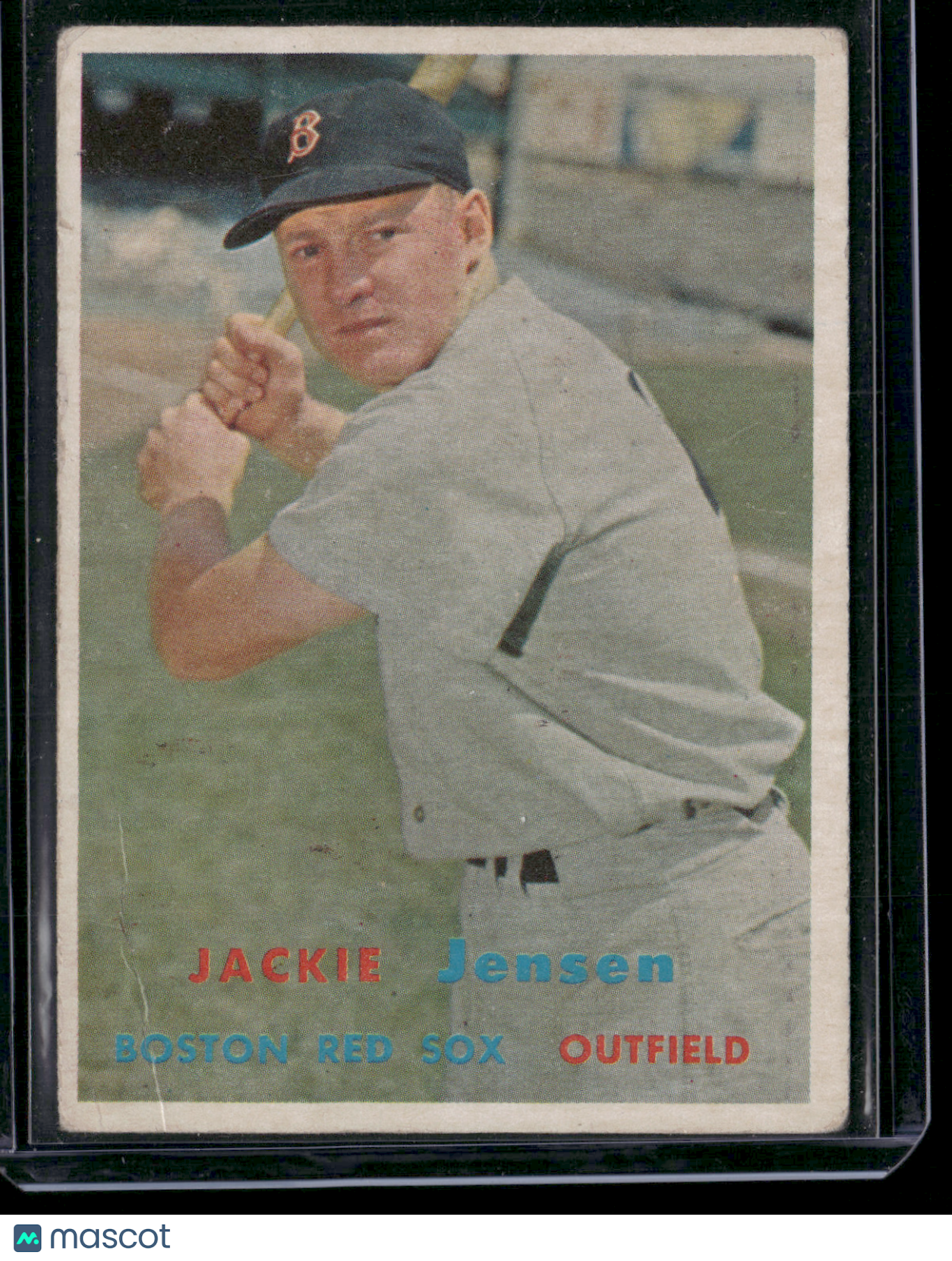 1957 Topps JACKIE JENSEN #220