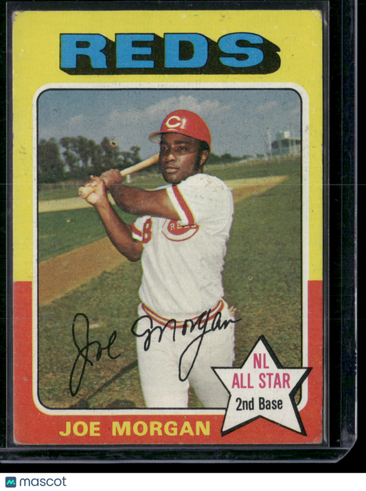 1975 Topps JOE MORGAN #180 Light wax stain (VG/EX)