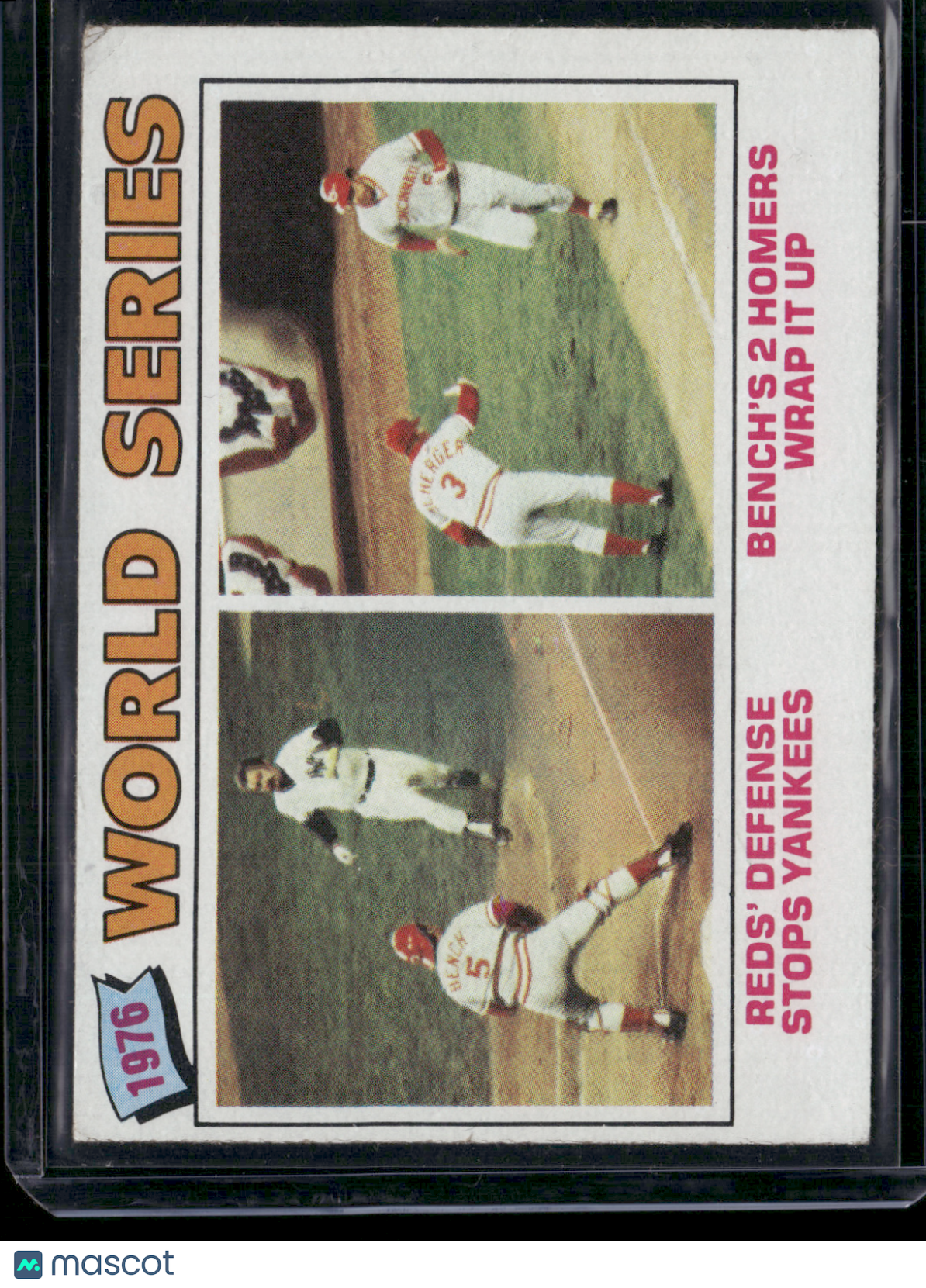 1977 Topps JOHNNY BENCH #412 1976 World Series (VG/EX)
