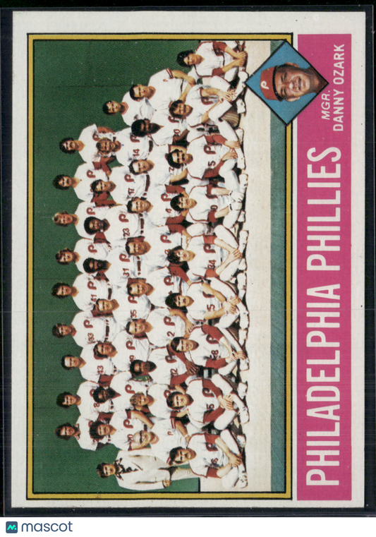 1976 Topps PHILADELPHIA PHILLIES #384 (NM)