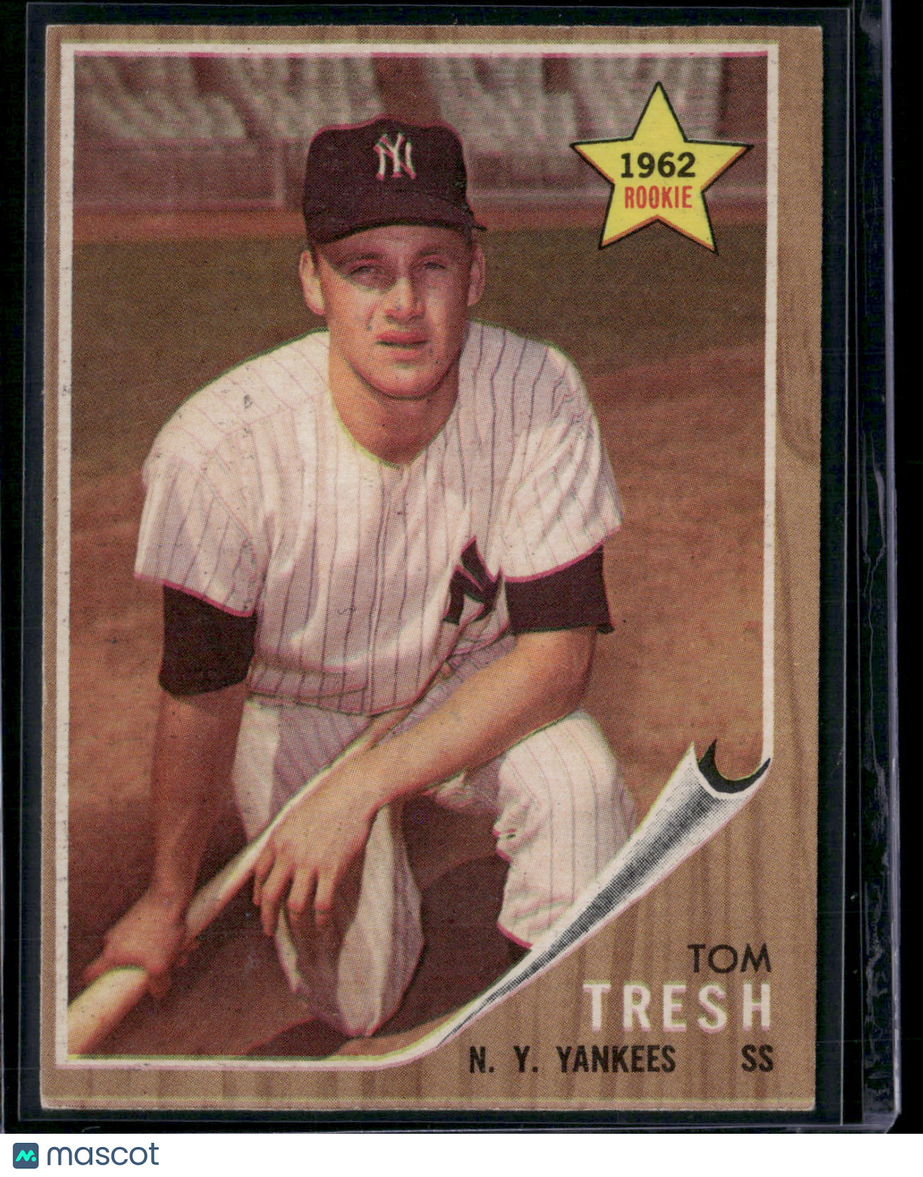 1962 Topps TOM TRESH #31 1962 Rookie Card RC