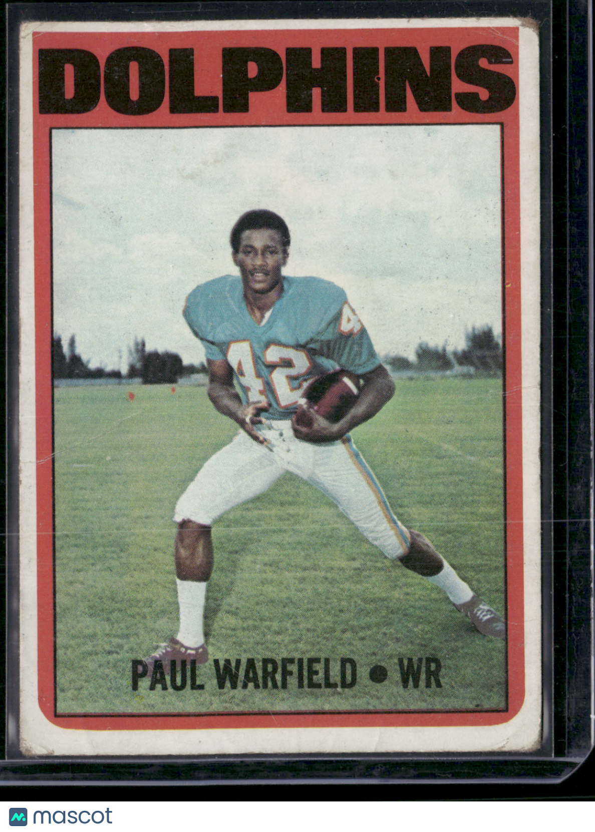 1972 Topps PAUL WARFIELD #167 Crease Wrinkles (Good)