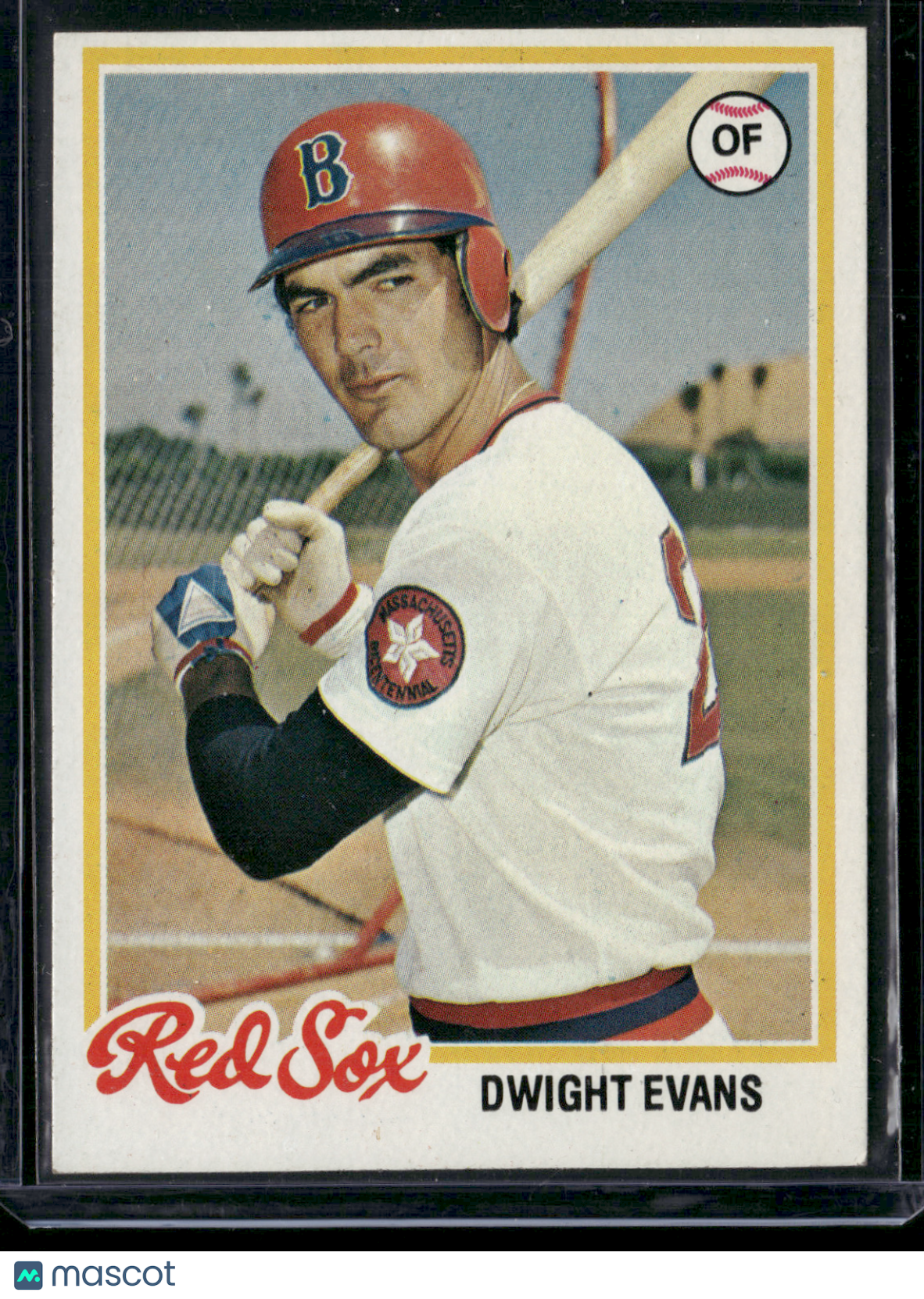 1978 Topps DWIGHT EVANS #695 Small Surface Dimple (VG-EX)