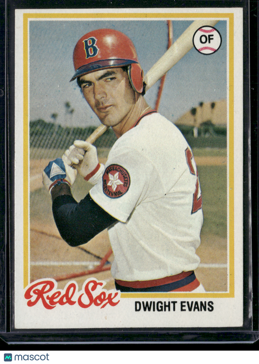 1978 Topps DWIGHT EVANS #695 Small Surface Dimple (VG-EX)