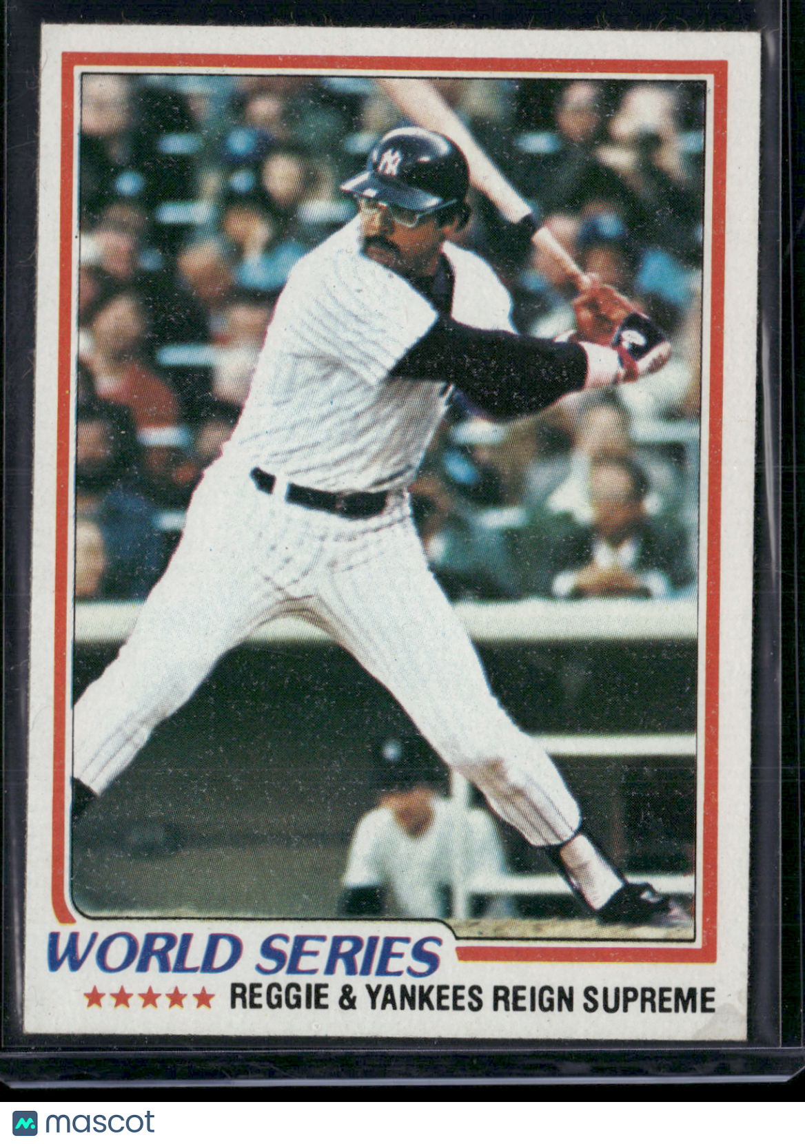 1978 Topps REGGIE JACKSON #413 World Series Slight Stain Bottom Corner (EX)