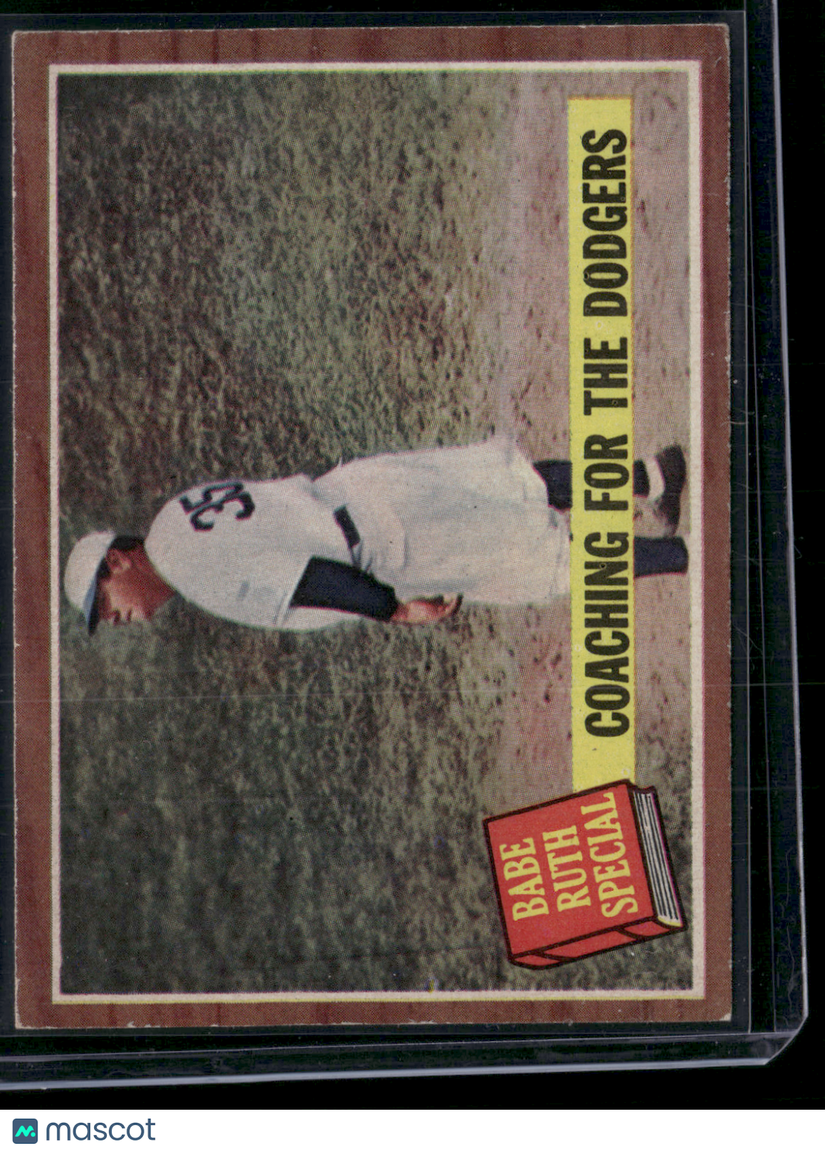 1962 Topps BABE RUTH #142 Coaching for the Dodgers (VG-VG/EX)