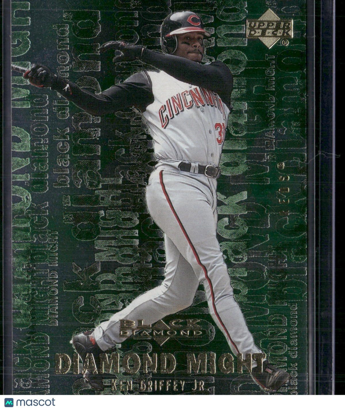 2000 Black Diamond KEN GRIFFEY JR #M4 Diamond Might Green (NM)