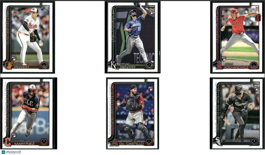 2025 Topps ROOKIES 6 ~ CARDLOT Cade Povich/Brooks Baldwin (NM)
