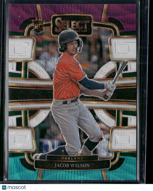 2024 Select Baseball JACOB WILSON #11 Concourse Tri-Color Prizm Rookie Card RC