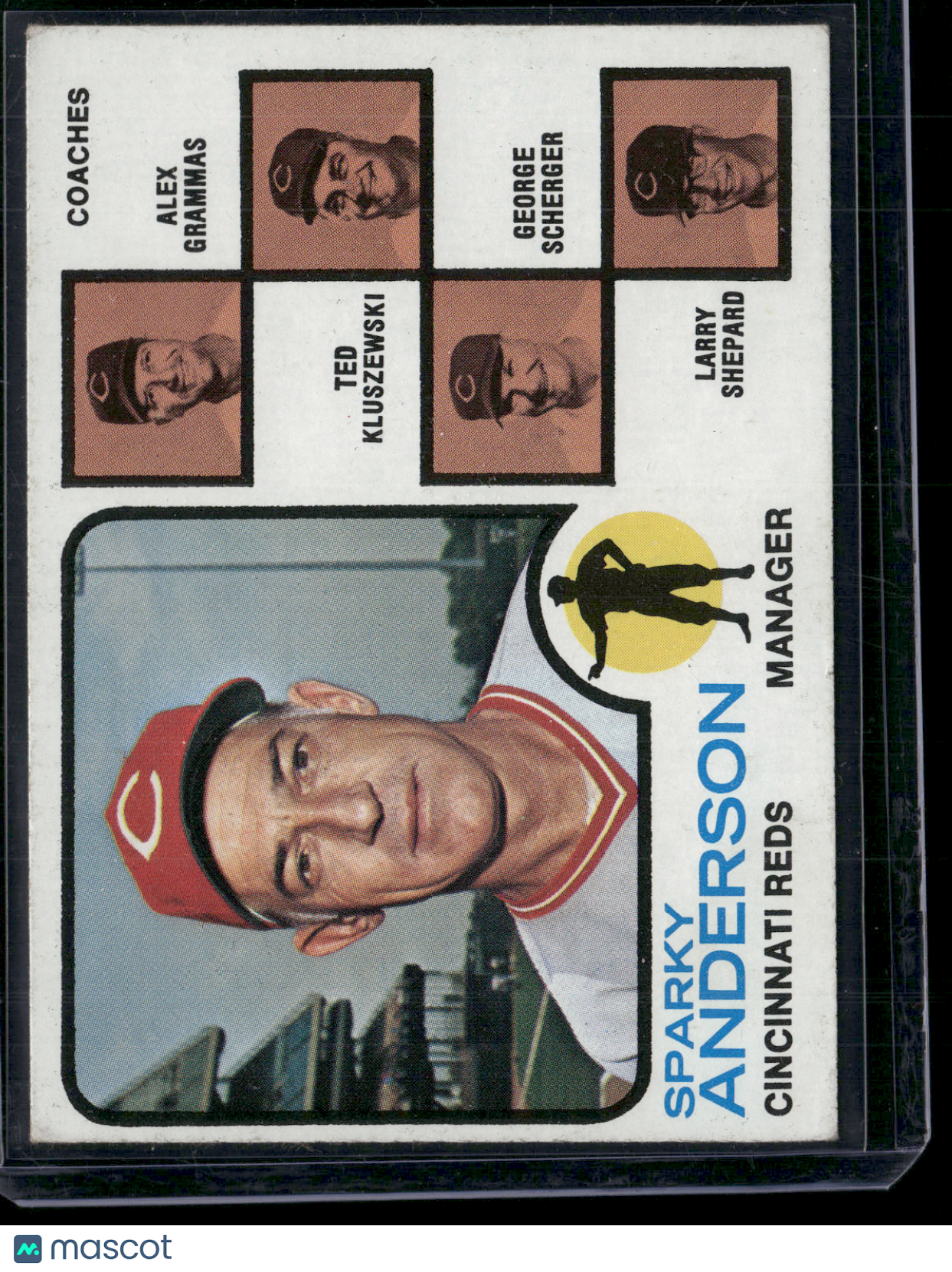1973 Topps SPARKY ANDERSON #296 (VG/EX)