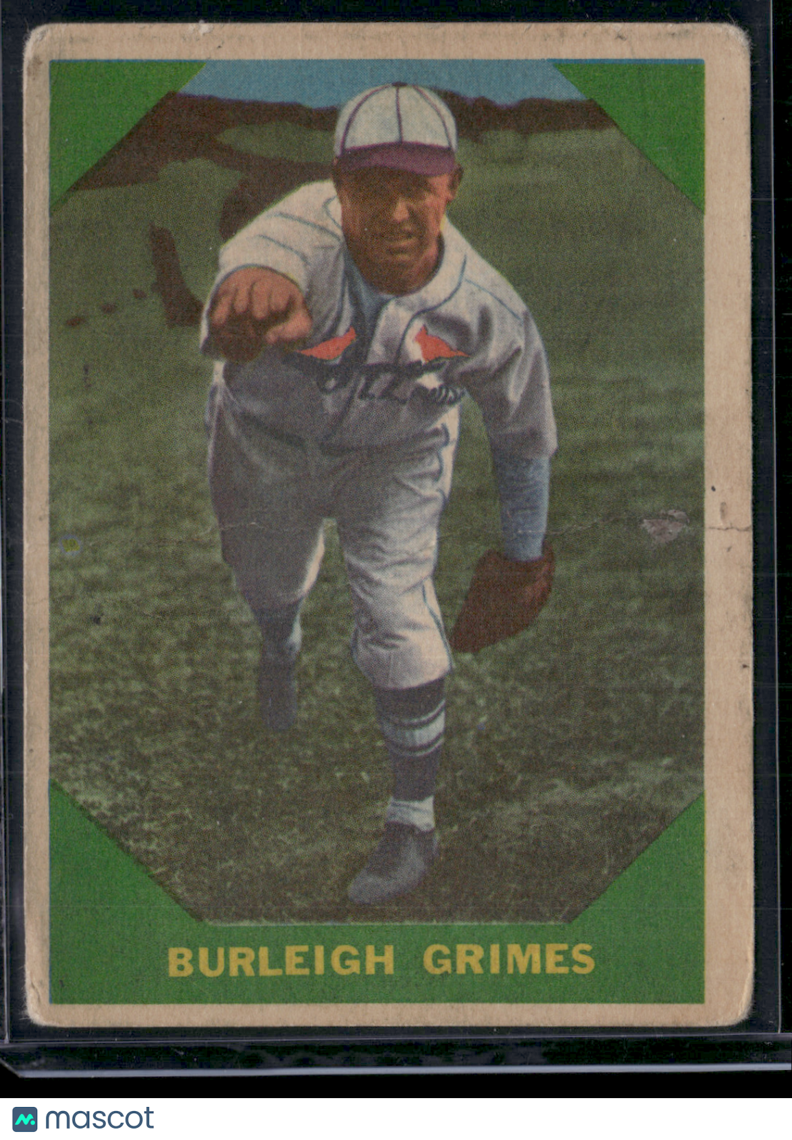 1960 Baseball Greats BURLEIGH GRIMES #59 (Fair)