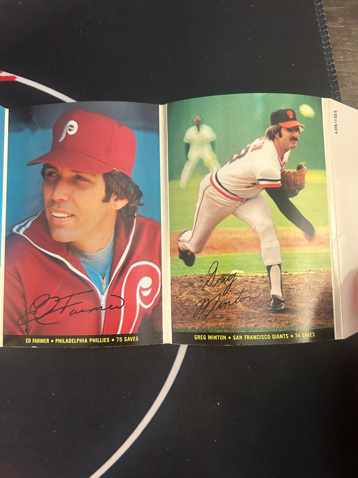 1983 Topps BASEBALL FOLDOUTS 17 Relief Aces Set 4 of 5 (EX)