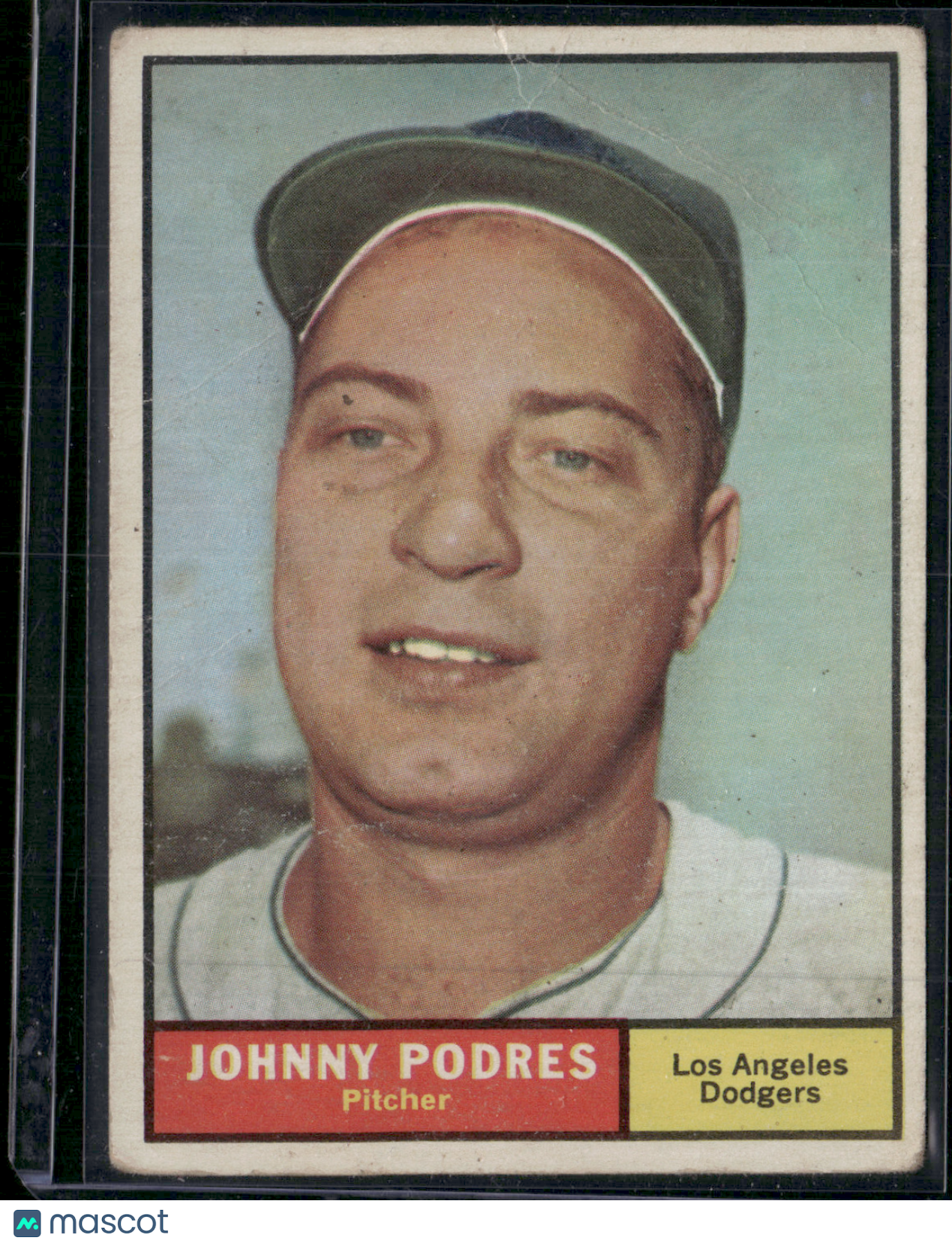 1961 Topps JOHNNY PODRES #109 Wrinkles (VG)