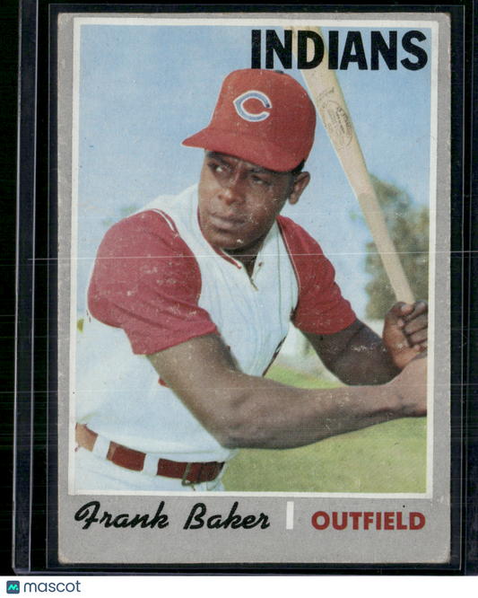 1970 Topps FRANK BAKER #704 Toning (VG-VG/EX)