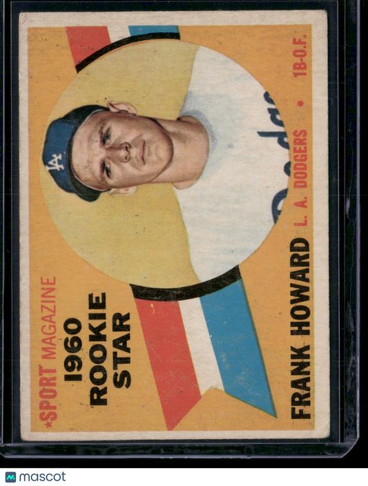 1960 Topps FRANK HOWARD #132 1960 Rookie Star