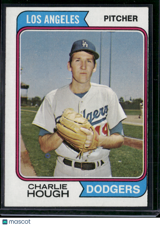 1974 Topps CHARLIE HOUGH #408 (EX)