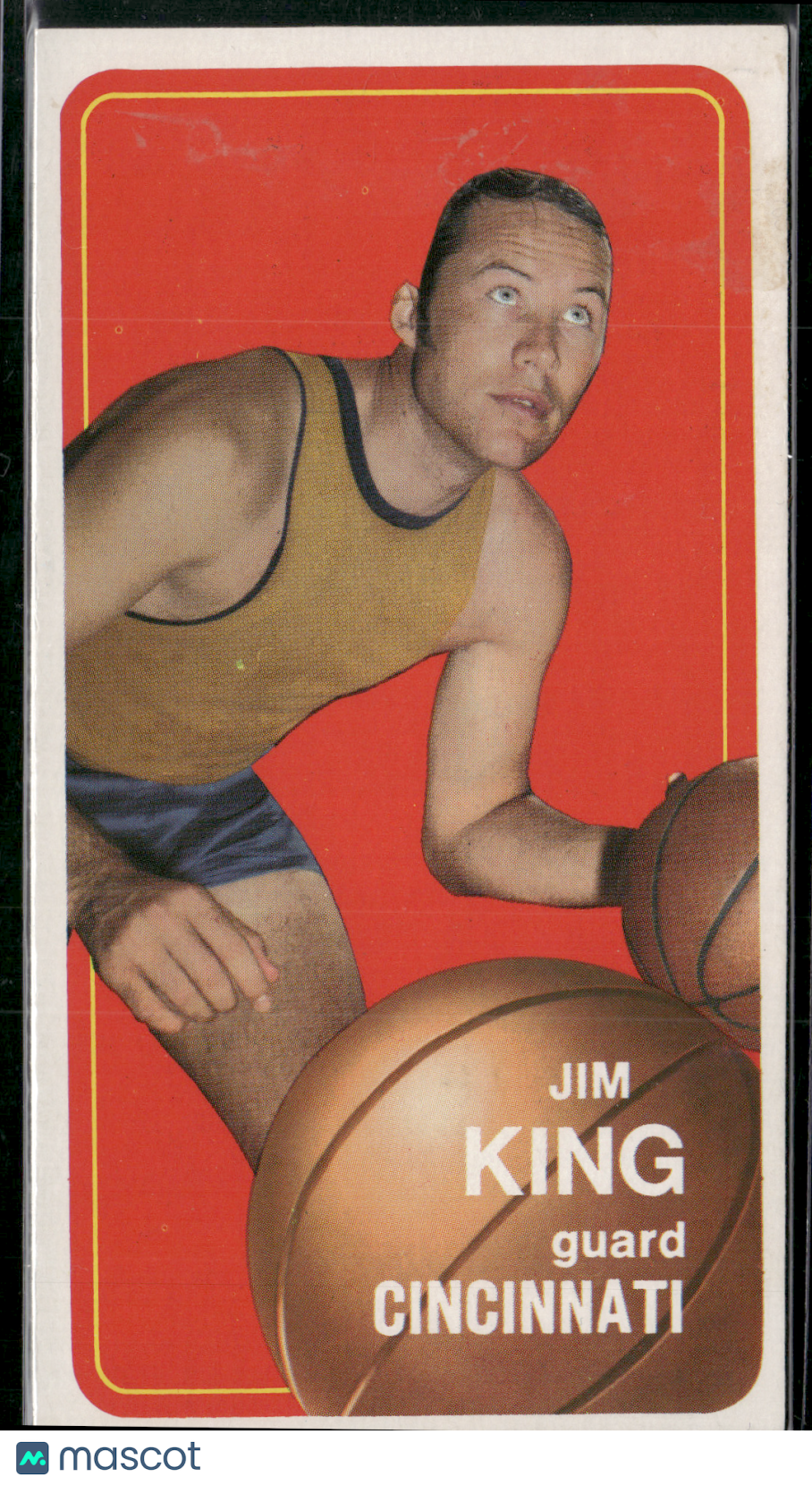 1970 Tall Boy JIM KING #131 Wax Stain (EX)