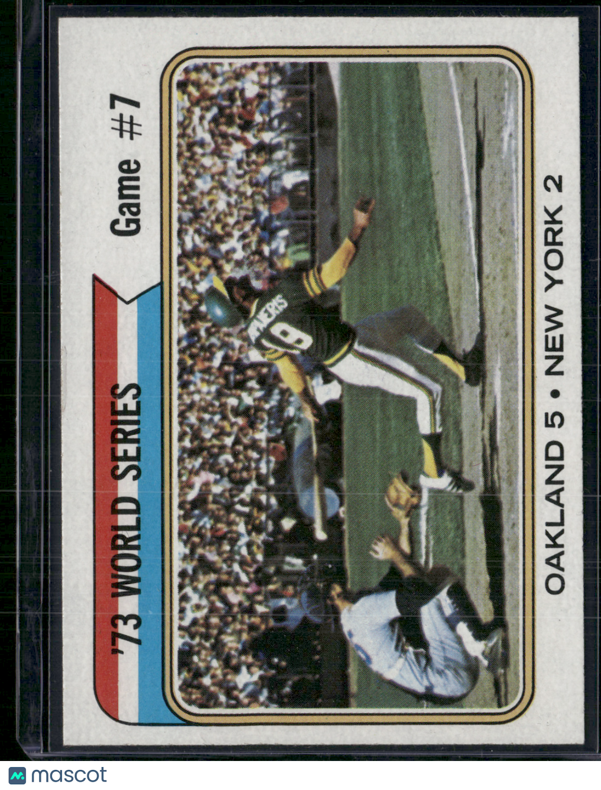 1974 Topps 1973 WORLD SERIES #478 Game #7 (EX/MT)