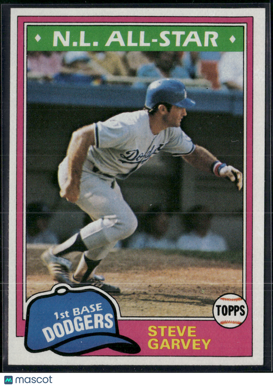 1981 Topps STEVE GARVEY #530 Grain Raise (EX)