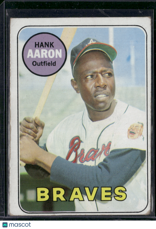 1969 Topps HANK AARON #100
