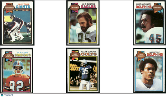 1979 Topps 6 ~ CARDLOT Randy Dean/Nat Moore (VG)