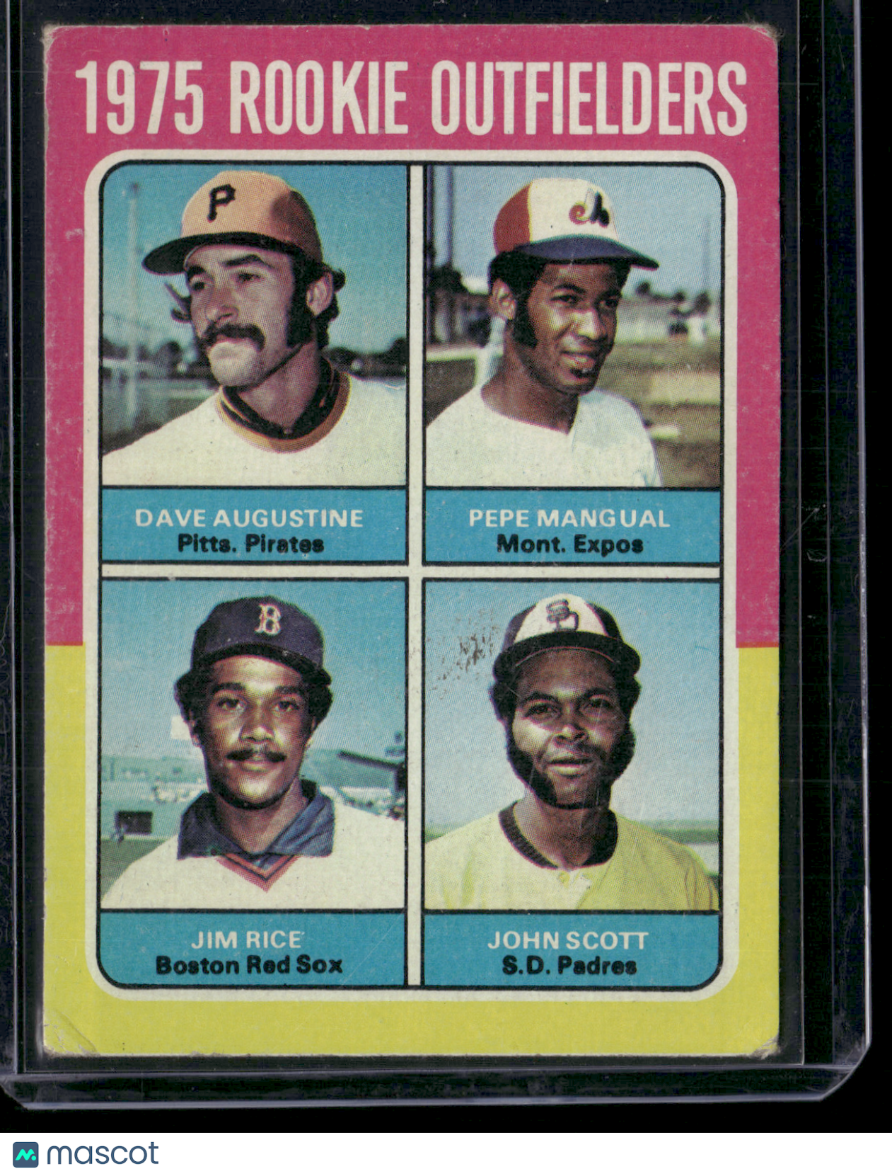 1975 Topps JIM RICE #616 Rookie Outfielders Rookie RC (VG)