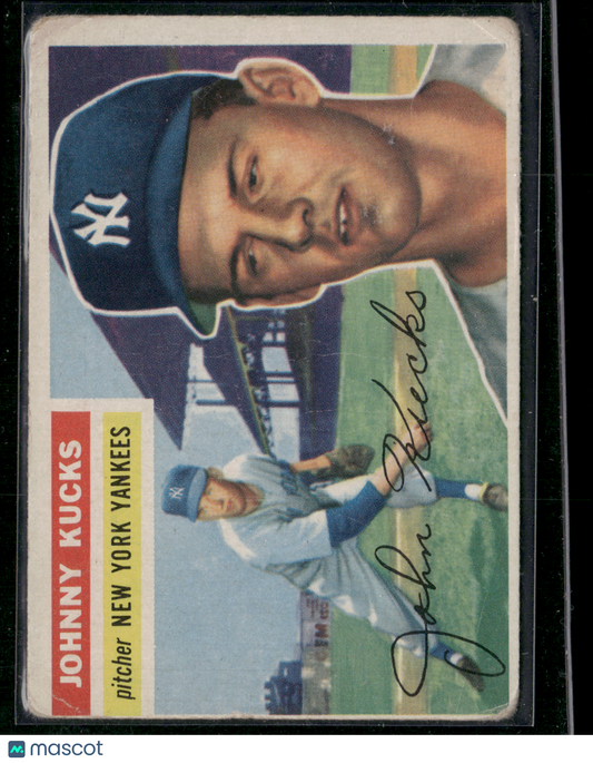1956 Topps JOHNNY KUCKS #88 Light Wrinkles (Good)