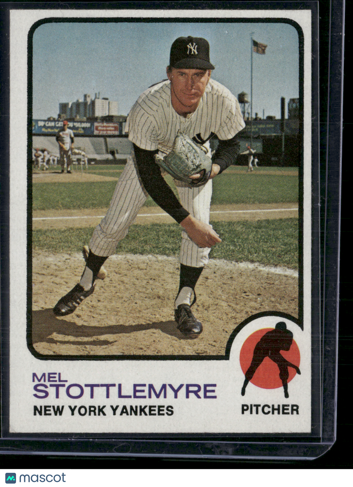 1973 Topps MEL STOTTLEMYRE #520 (EX)