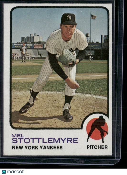 1973 Topps MEL STOTTLEMYRE #520 (EX)