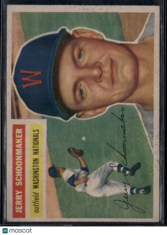 1956 Topps JERRY SCHOONMAKER #216