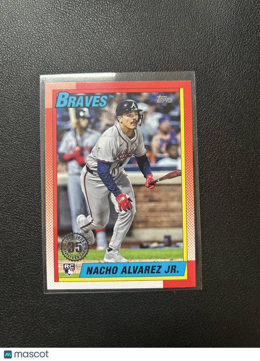 2025 Topps Series 1 NACHO ALVAREZ JR #T90-79 1990 Rookie Card