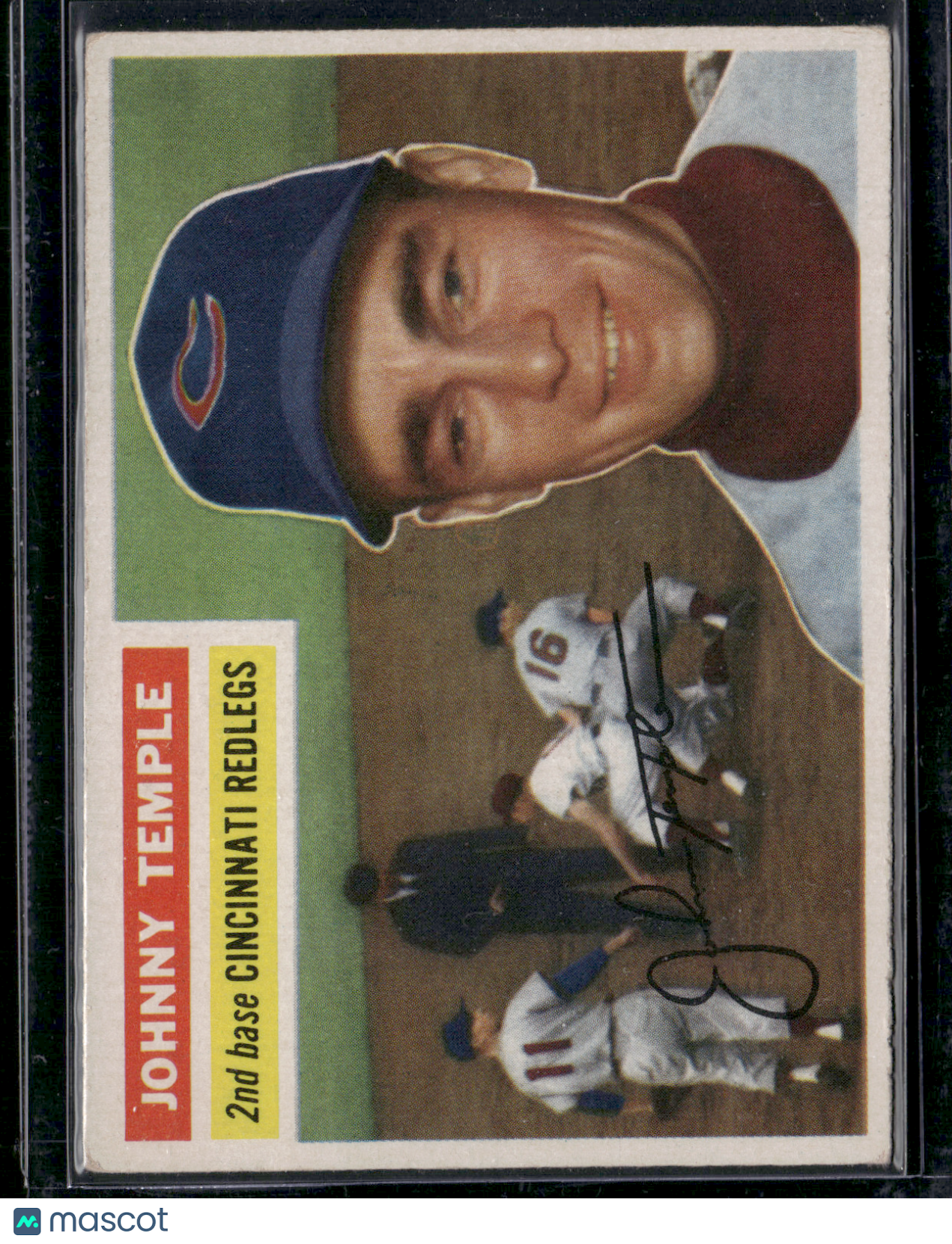 1956 Topps JOHNNY TEMPLE #212