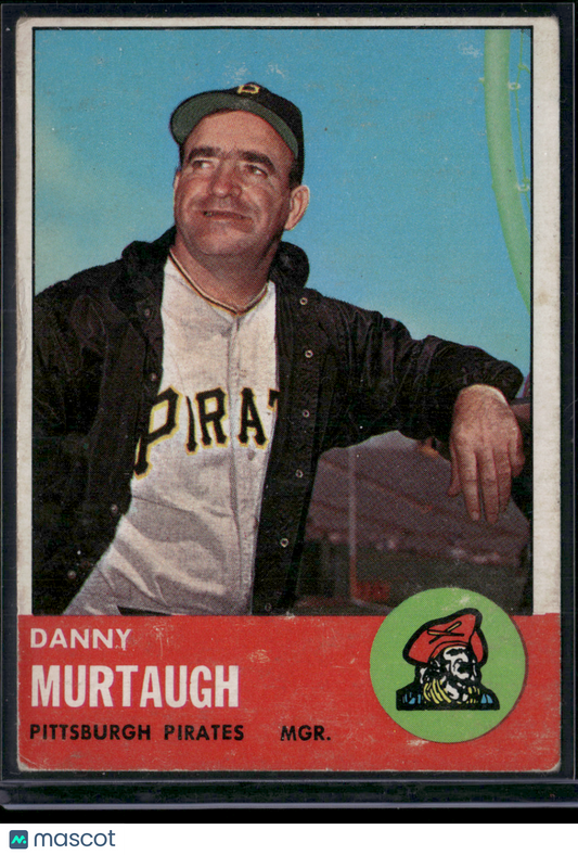 1963 Topps DANNY MURTAUGH #559 Color Loss Toning (Good)