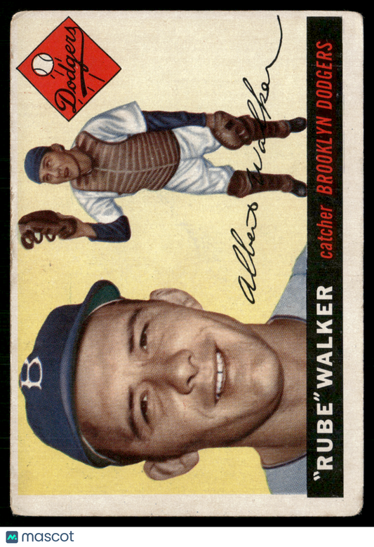 1955 Topps RUBE WALKER #108 Light Wrinkle (VG)