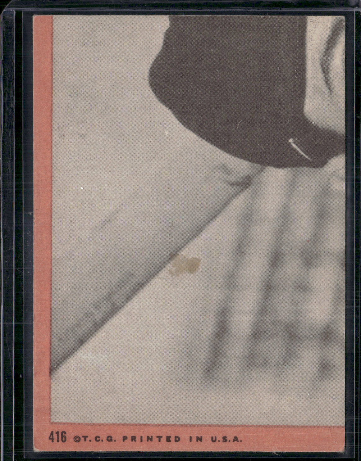 1969 Topps WILLIE MCCOVEY #416 All Star Stain on Back Light Scratch (VG)