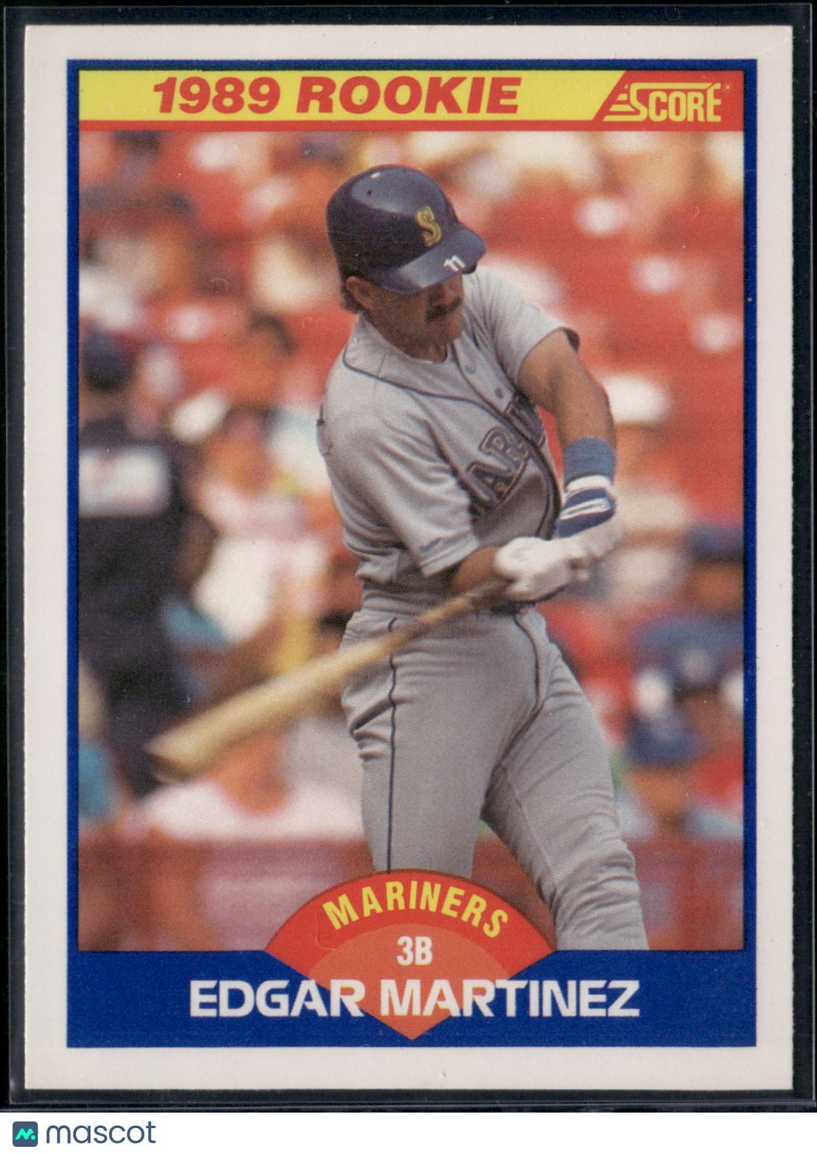 1989 Score EDGAR MARTINEZ #637 Rookie RC (NM)